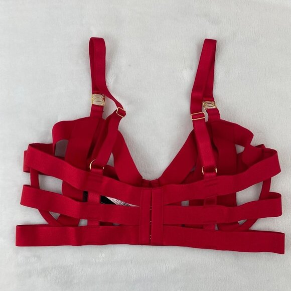 Victoria's Secret Red Strappy Bra - Picture 9 of 12